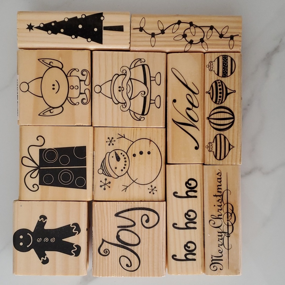 Recollections Holiday Rubber Stamps
